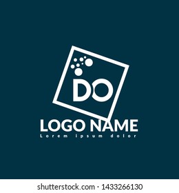 DO company linked letter logo concept. Designed for your web site design, logo, app, UI.DO initial logo design