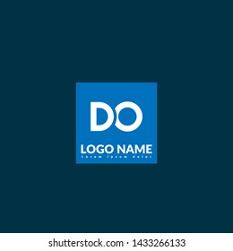 DO company linked letter logo concept. Designed for your web site design, logo, app, UI.DO initial logo design