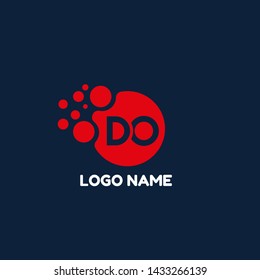 DO company linked letter logo concept. Designed for your web site design, logo, app, UI.DO initial logo design