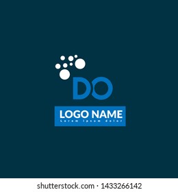 DO company linked letter logo concept. Designed for your web site design, logo, app, UI.DO initial logo design
