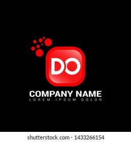 DO company linked letter logo concept. Designed for your web site design, logo, app, UI.DO initial logo design