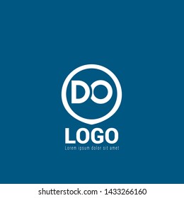 DO company linked letter logo concept. Designed for your web site design, logo, app, UI.DO initial logo design