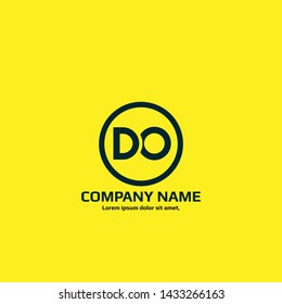 DO company linked letter logo concept. Designed for your web site design, logo, app, UI.DO initial logo design