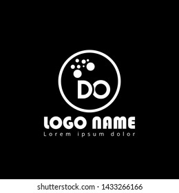 DO company linked letter logo concept. Designed for your web site design, logo, app, UI.DO initial logo design