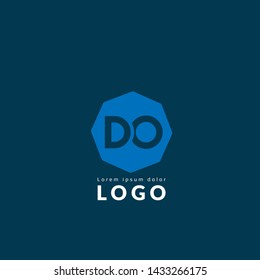 DO company linked letter logo concept. Designed for your web site design, logo, app, UI.DO initial logo design