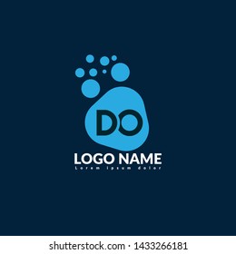 DO company linked letter logo concept. Designed for your web site design, logo, app, UI.DO initial logo design