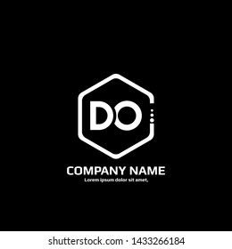 DO company linked letter logo concept. Designed for your web site design, logo, app, UI.DO initial logo design