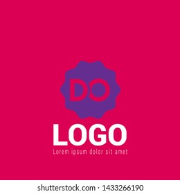 DO company linked letter logo concept. Designed for your web site design, logo, app, UI.DO initial logo design