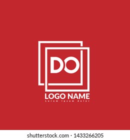 DO company linked letter logo concept. Designed for your web site design, logo, app, UI.DO initial logo design