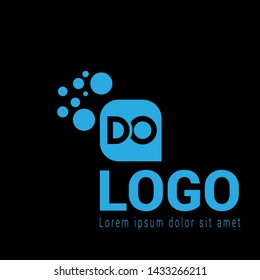 DO company linked letter logo concept. Designed for your web site design, logo, app, UI.DO initial logo design