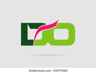 DO company linked letter logo
