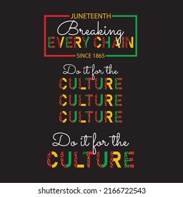 
Hazlo Por La Cultura, Rompiendo Cada Cadena,