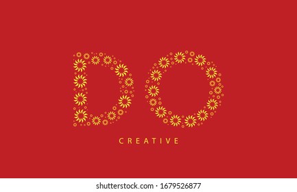 DO D O Creative Letter Logo Design