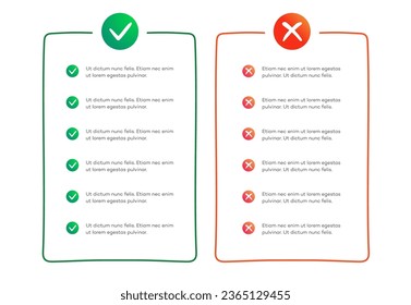 Do and dont infographic frame template