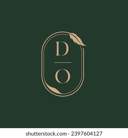 DO feather concept wedding monogram logo design ideas as inspiration