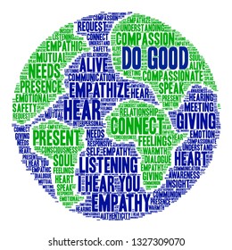 Do Good word cloud on a white background. 