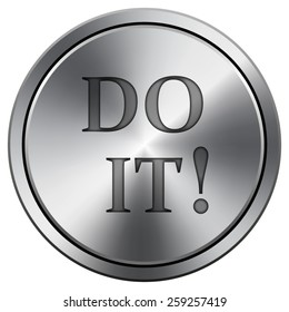 Do it icon. Internet button on white background. EPS10 Vector. 