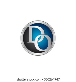 DO initial circle logo blue