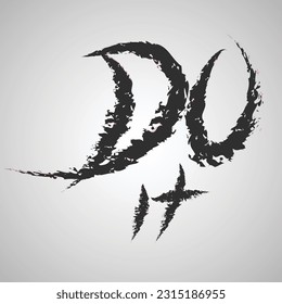 ¡Hazlo! tipografía, iluminación vectorial manuscrita