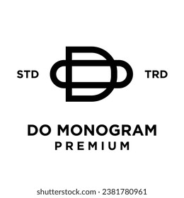 Do Letter initial icon template