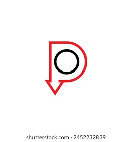 Carta DO Diseño de logotipo inicial Vector Plantilla Ilustración