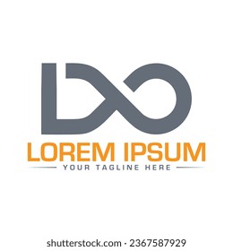 Diseño único del logotipo de la carta DO 
