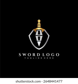 DO letter luxury monogram for shield and sword style image