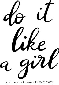 Do it like a girl