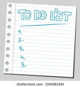 To do list