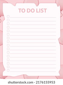 To do list with balloons