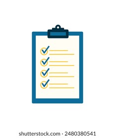 To Do List checklist cupboard  icon sign vector illustration design with simple flat check mark isolated on transparent background for business, web, and interface icon