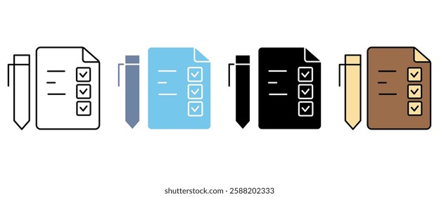 to do list concept line icon. Simple element illustration. to do list concept outline symbol design.