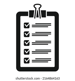 To do list expertise icon simple vector. Quality expert. Work trust