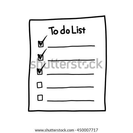 do list hand drawn vector illustration stock vector royalty free to do list checklist