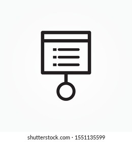 To do list icon. Check, approve report, clipboard illustration for modern web and mobile