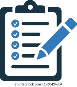 To do list icon, clipboard, checklist