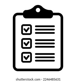 To do list icon. Clipboard icon. Checklist sign symbol for web site and app design.