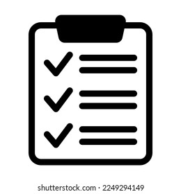 To do list icon. Clipboard icon. Checklist sign symbol for web site and app design.