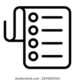 To do list icon outline vector. Comfort zone. Business leaving