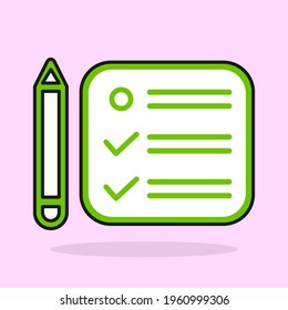 To do list icon. Reminder vector icon
