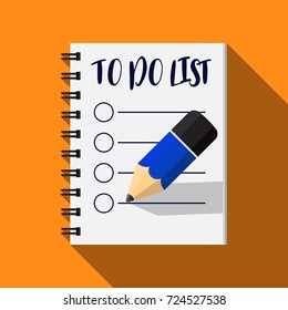 To do list icon vector flat design.