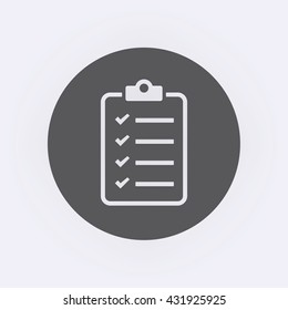 To Do List Icon . Vector Illustratio