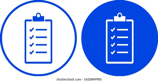 To do list icon. Vector illustration
