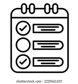 To Do List icon vector image. Can also be used for web apps, mobile apps and print media.