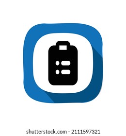 to do list icon, web icon, technology vector illustration