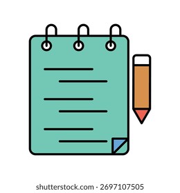 To Do List-Symbol auf weißem Hintergrund, Vektorgrafik