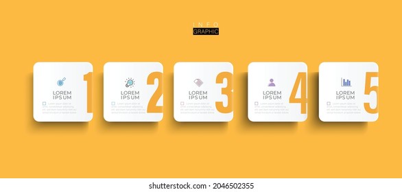 To do list infographics Partition color gradient chart origami paper color info-graphic template for diagram presentation chart and business concept with element options
