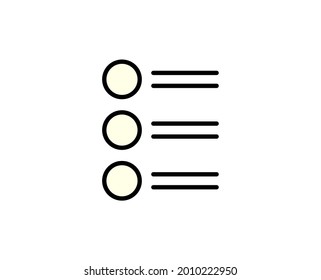 To do list line icon. High quality outline symbol for web design or mobile app. Thin line sign for design logo. Black outline pictogram on white background