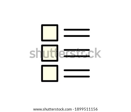 To do list line icon. High quality outline symbol for web design or mobile app. Thin line sign for design logo. Black outline pictogram on white background