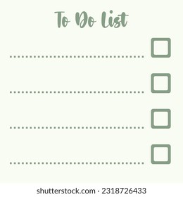 To Do List Notes Checklist Point For Journal Planner